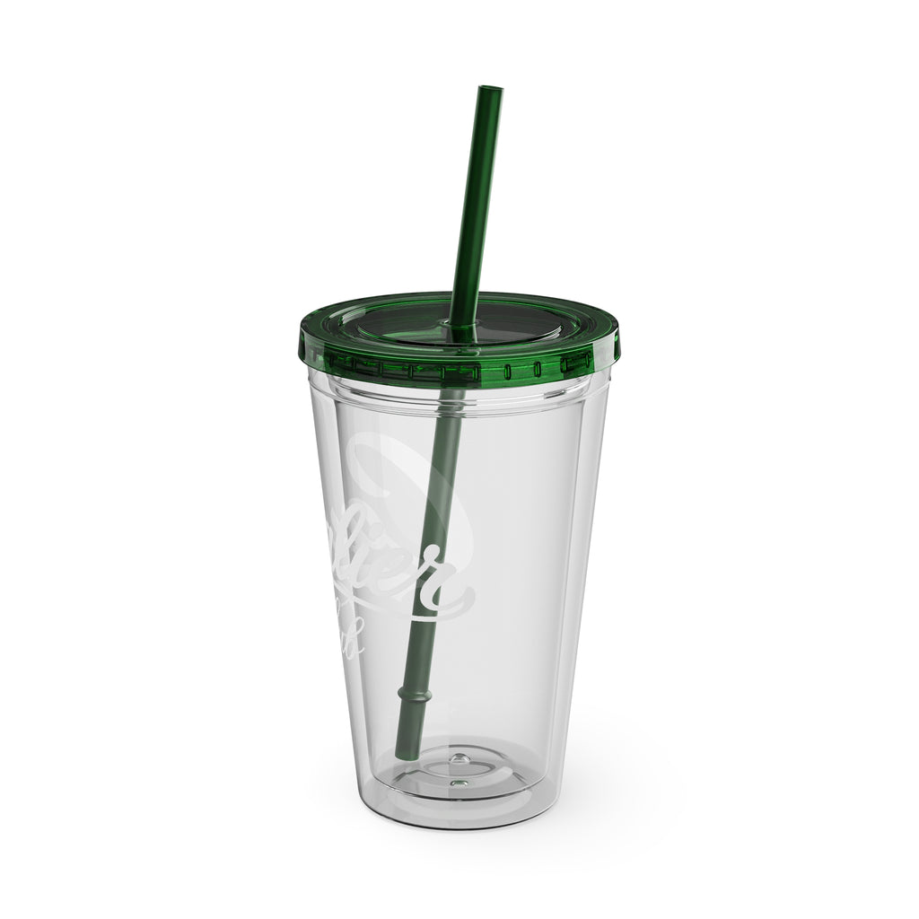 Dog Walk Tumbler with Straw, 16oz